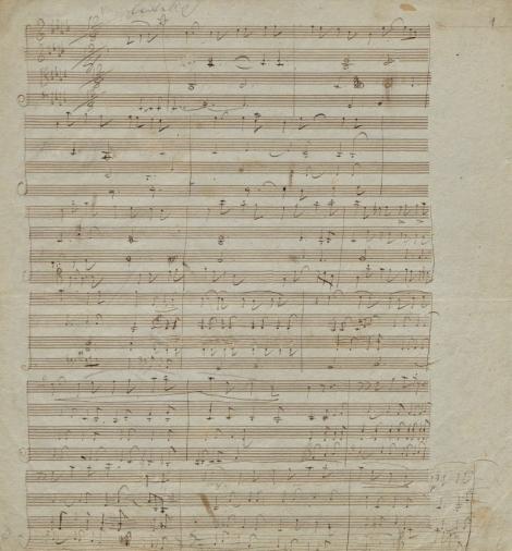 Zdjęcie nr 4 (26)
                                	                             Ludwig van Beethoven: Szkice do kwartetu smyczkowego Es-dur op. 127.  
Autograf. 1822–1825. 
Berol. Mus. ms. autogr. Beethoven, Artaria 206
                            