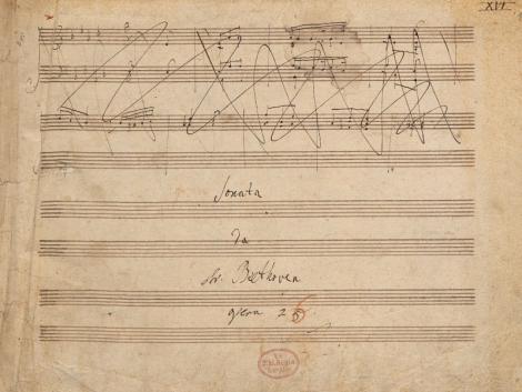 Zdjęcie nr 8 (26)
                                	                                   Ludwig van Beethoven: Sonata fortepianowa As-dur op. 26. Autograf. 1800–1801. 
Berol. Mus. ms. autogr. Beethoven, Grasnick 12
                                  