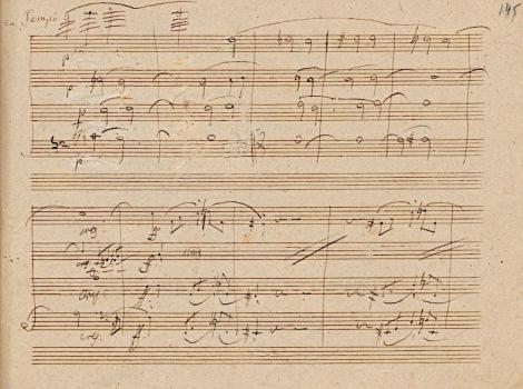 Zdjęcie nr 6 (26)
                                	                                   Ludwig van Beethoven: Kwartet smyczkowy cis-moll op. 131.  
Autograf. 1825–1826. 
Berol Mus. ms. autogr. Beethoven, Artaria 211
                                  