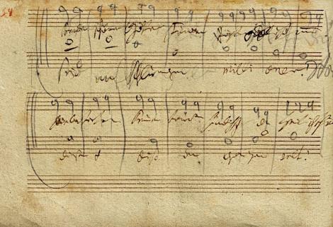 Zdjęcie nr 3 (26)
                                	                                   Ludwig van Beethoven: Szkicownik do IX Symfonii 
Autograf. 1823–1824. 
Berol. Mus. ms. autogr. Beethoven 8
                                  